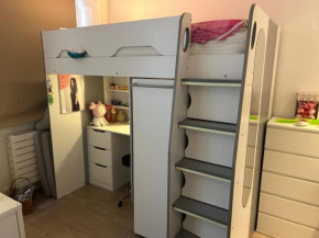Beautiful double room in a central location next to various tube stations with breakfast and yoga options available on site
